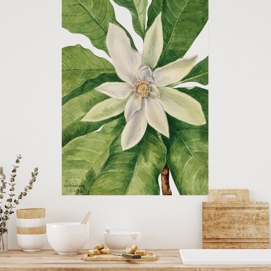 花4 ポスター (キッチン)