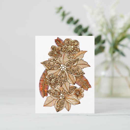 花4 ポストカード (スタンド正面)