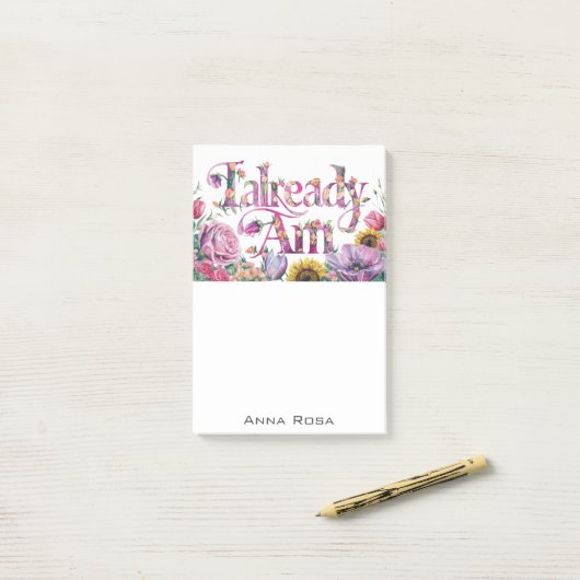 *~*花5 ALREADY AM AP85 Manifest ポストイット (デスク上)