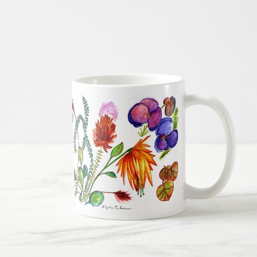花60のマグ コーヒーマグカップ (右)