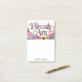 *~*花7 ALREADY AM AP85 Manifest ポストイット (デスク上)