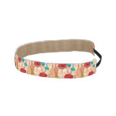 花、つぼおよびボトルパターン アスレチックヘッドバンド (右)