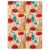 花、つぼおよびボトルパターン クリップボード (裏面)