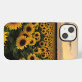 花 | ひまわり畑 iPhoneケース (裏面横)