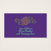 花 – らせん状オーナメント1 (裏面)