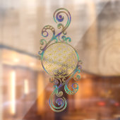 花 – らせん状オーナメント1 ウィンドウサイン (シート2)