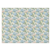 花，アジサイ，ヴィンテージバラ，ピンクのバラ テーブルクロス (正面(横))