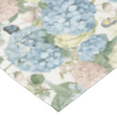 花，アジサイ，ヴィンテージバラ，ピンクのバラ テーブルクロス (アングル)