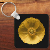 花 |イエローポピー キーホルダー (正面)