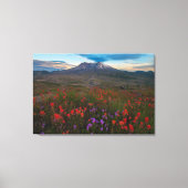 花 |インディアンペイントブラシ&ペンステモン キャンバスプリント (正面)