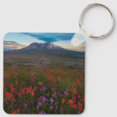 花 |インディアンペイントブラシ&ペンステモン キーホルダー (裏面)