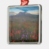 花 |インディアンペイントブラシ&ペンステモン メタルオーナメント (左)