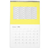 花 – インディアン曼荼羅1 カレンダー (1月 2026)