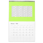 花 – インディアン曼荼羅1 カレンダー (2月 2026)