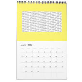 花 – インディアン曼荼羅1 カレンダー (3月 2026)