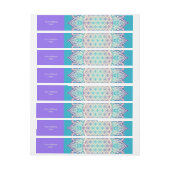 花 – インディアン曼荼羅2 ラップアラウンド宛名ラベル (シート)