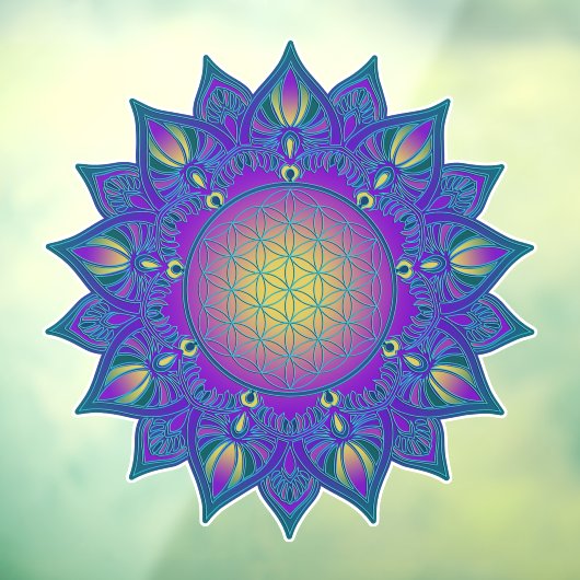 花 – インディアン曼荼羅3 ウィンドウサイン (シート3)