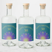 花 – インディアン曼荼羅3 リキュールボトルラベル (ボトル)