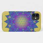 花 – インディアン曼荼羅3 Case-Mate iPhoneケース (裏面(横))