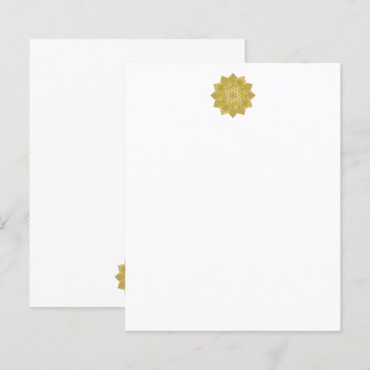 花 – インディアン曼荼羅4 (正面/裏面)