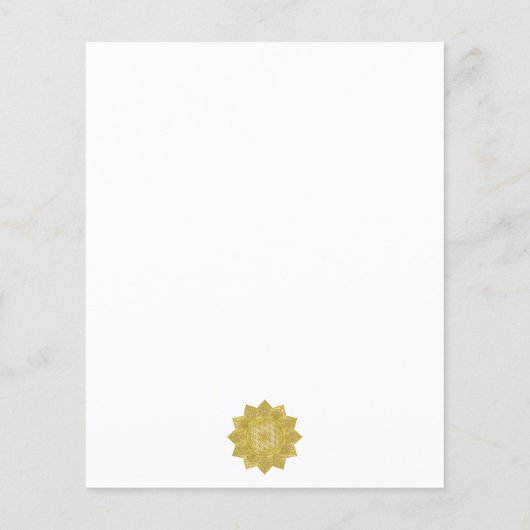 花 – インディアン曼荼羅4 (裏面)