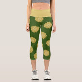 花 – インディアン曼荼羅4 カプリレギンス (正面)