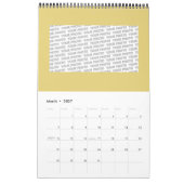 花 – インディアン曼荼羅4 カレンダー (3月 2027)