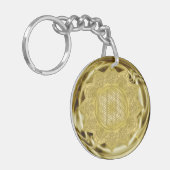 花 – インディアン曼荼羅4 キーホルダー (正面左)