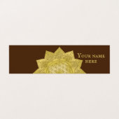 花 – インディアン曼荼羅4 名刺 (外部フラット)