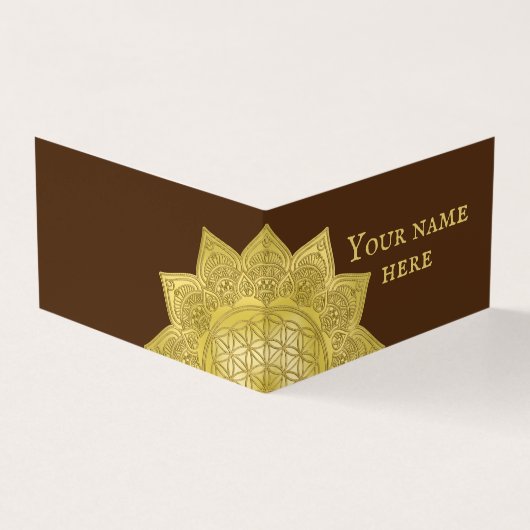 花 – インディアン曼荼羅4 名刺 (外部)