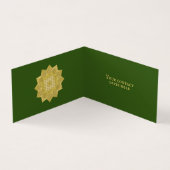 花 – インディアン曼荼羅4 名刺 (内部)