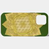 花 – インディアン曼荼羅4 Case-Mate iPhoneケース (裏面 (横))