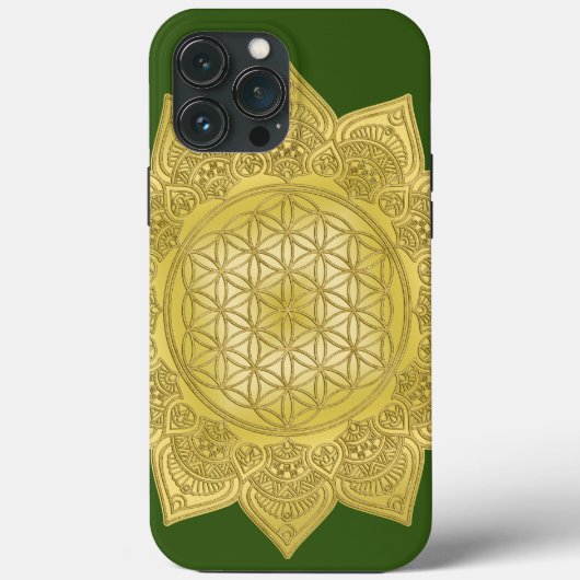 花 – インディアン曼荼羅4 Case-Mate iPhoneケース (裏面)