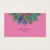 花 – インディアン曼荼羅7c (裏面)