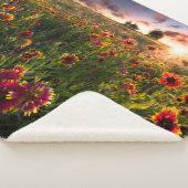 花 |インディアン毛布ワイルドフラワーテキサス州 シェルパブランケット (3/4)