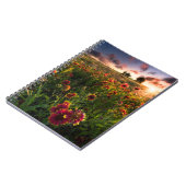 花 |インディアン毛布ワイルドフラワーテキサス州 ノートブック (左側)