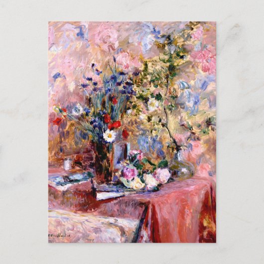花,エドゥアルド・ヴュイヤール ポストカード (正面)