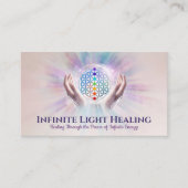 花 – エネルギー修復 – 霊気 名刺 (正面)