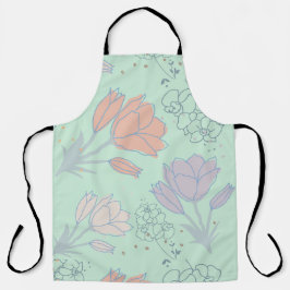 花 エプロン