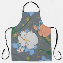 花 エプロン
