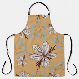 花 エプロン