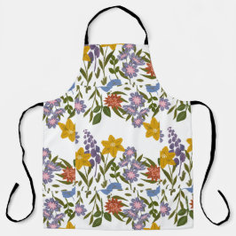 花 エプロン