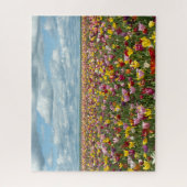 花 |オレゴン州ウィラメットバレーチューリップ ジグソーパズル (縦)