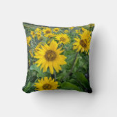 花 |オレゴン、バルソムートコロンビア川 クッション (正面)