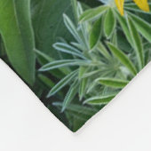 花 |オレゴン、バルソムートコロンビア川 フリースブランケット (角)