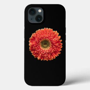 花 オレンジゲルベラデイジー iPhone 13ケース