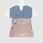 花 オーナメント (正面)