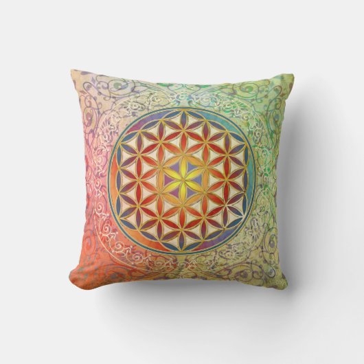 花 – オーナメントI クッション (正面)