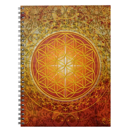 花 – オーナメントIII ノートブック (正面)