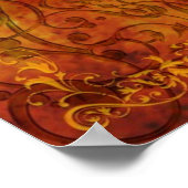 花 – オーナメントIII ポスター (角)